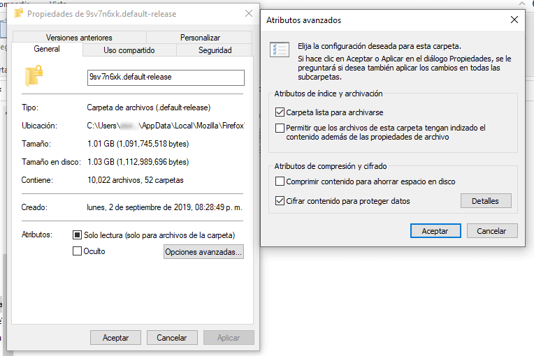 cifrar contenido
