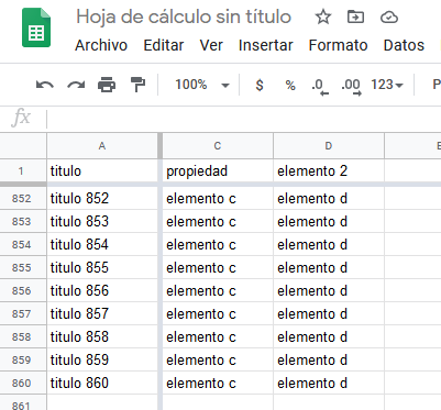 hojas de calculo filas y columnas inmovilizadas