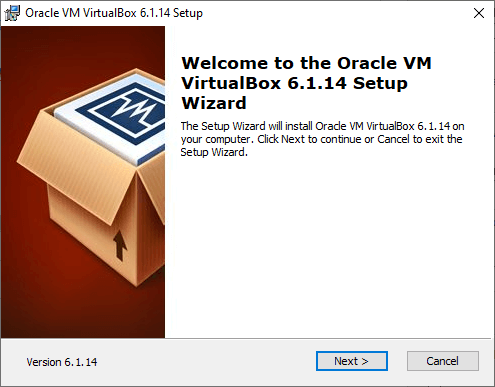 virtualbox instalación paso 1