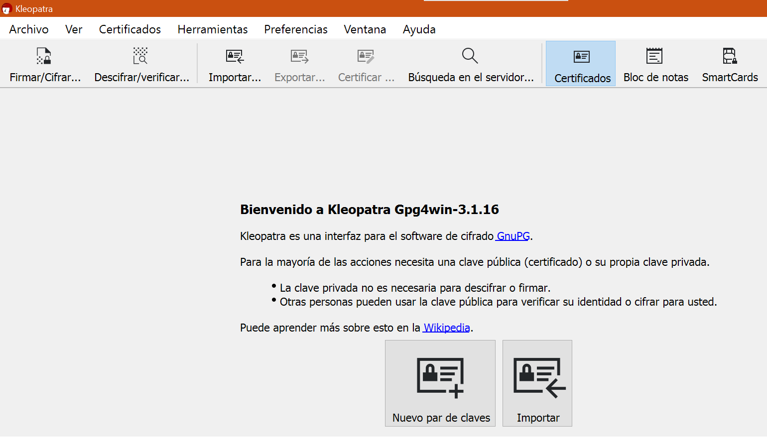kleopatra gui