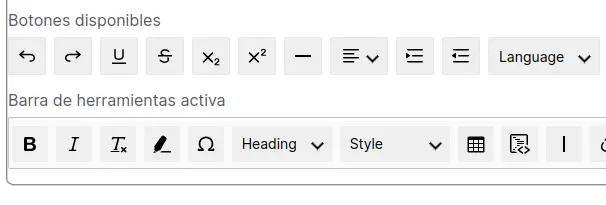 CKEditor 5 toolbar